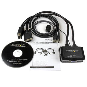 CABLE SWITCH KVM 2X VGA USB