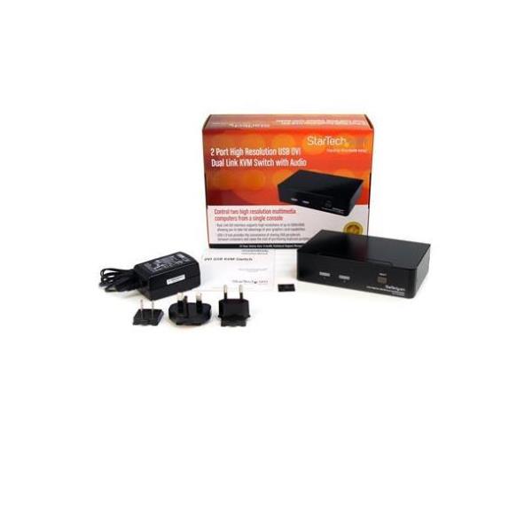 SWITCH KVM 2X DVI DUAL LINK