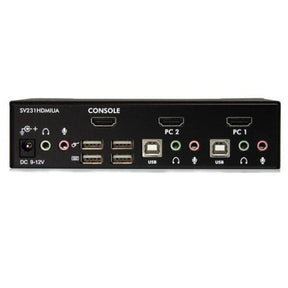 SWITCH KVM HDMI 2 PUERTOS USB