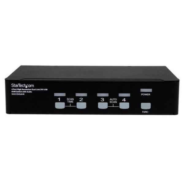 SWITCH KVM 4 PUERTOS DVI AUDIO