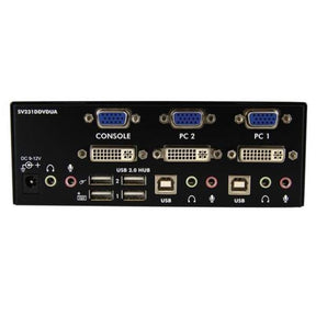 SWITCH KVM 2XDOBLE DVI VGA USB