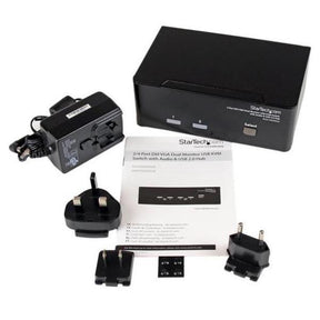 SWITCH KVM 2XDOBLE DVI VGA USB
