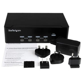 SWITCH KVM 4X VGA DOUBLES USB