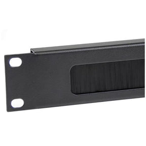 PANEL PASACABLES DE CEPILLO 1U