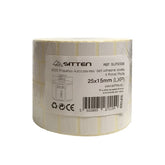 SITTEN ETIQUETAS AUTOCOLANTES ROLO 25X15MM 3000UNID PACK 4 PROMO FIM STOCK