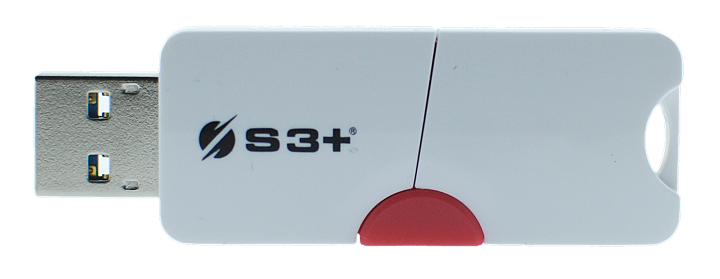 Memoria USB S3+ 3.0 128GB SPACE Rojo