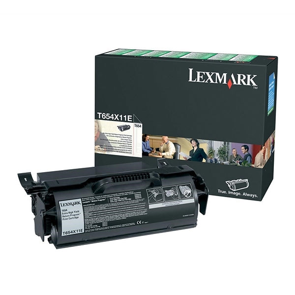 TÓNER NEGRO LEXMARK CAP.EXTRA CON RETORNO T654 36K