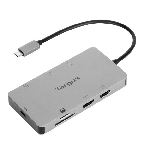 TARGUS DOCK USB-C 4K 2xHDMI 1xRJ45 2xUSB3 CREADER PD100W #PROMO SMB#