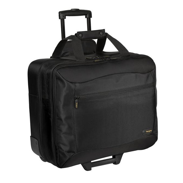 TARGUS SUITCASE XL W/ WHEELS NYLON BLACK/ SILVER 17