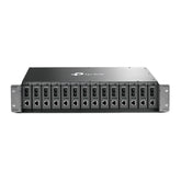 TP-LINK 14-SLOT MEDIA CONVERTER CHASSIS, SUPPORTS REDUNDANT POWER SUPPLY