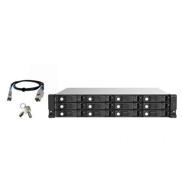 QNAP 12 BAY 2U MONTAJE EN RACK SAS 12GBPS JBOD CAJA DE EXPANSIÓN