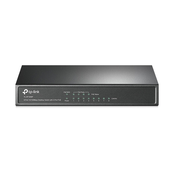 TP-LINK SWITCH 8PORT 10/100MBPS 4PORT POE V.40 DESKTOP