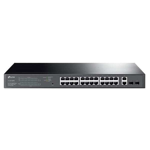 TP-LINK SWITCH 28-PORT GIGABIT EASY SMART W/ 24-PORT POE+