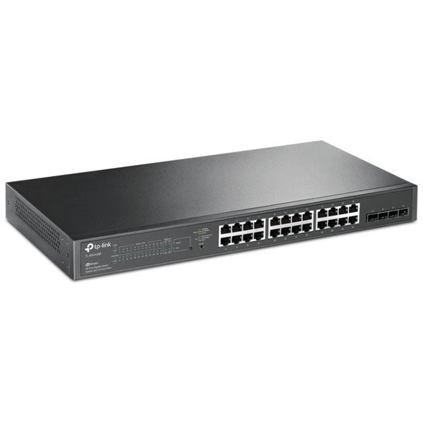 TP-LINK SWITCH JETSTREAM 28-PORT GIGABIT SMART W/ 24-PORT POE+