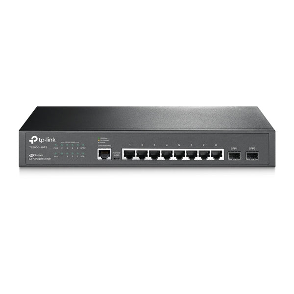 TP-LINK JETSTREAM 8-PORT GIGABIT L2+ MANAGED SWITCH WITH 2 SFP SLOTS