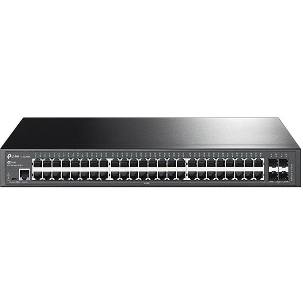 SWITCH GESTIONADO TP-LINK JETSTREAM DE 48 PUERTOS GIGABIT L2+ CON 4 RANURAS 10GE SFP+