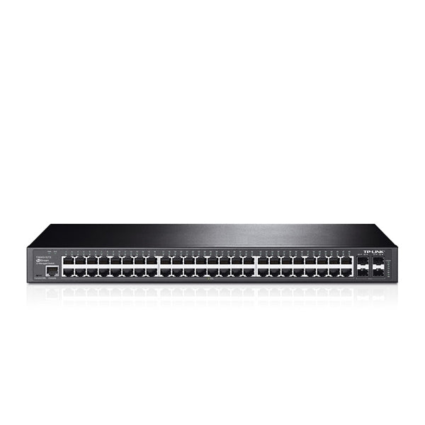 SWITCH GESTIONADO TP-LINK JETSTREAM DE 48 PUERTOS GIGABIT L2+ CON 4 RANURAS SFP