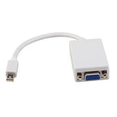 MINI DP/VGA M/H WHITE ADAPTER