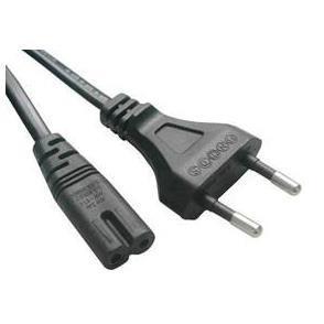 EUROCABLE 1 8M COLOR NEGRO 2-PIN