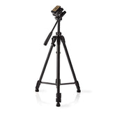 NEDIS TRIPE P/ CAMERAS AJUSTAVEL PANORAMICA E INCLINAVEL ATÉ 2.5KG 148CM PRETO