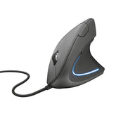 TRUST VERTICAL ERGONOMIC VERTICAL MOUSE 1600 DPI