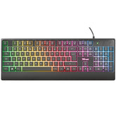 TRUST TECLADO GAMING RAINBOW ZIVA ILUMINADO LED