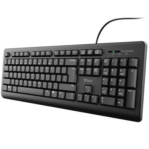 TECLADO TRUST TK-150 SILENCIOSO USB NEGRO (CX ECO)