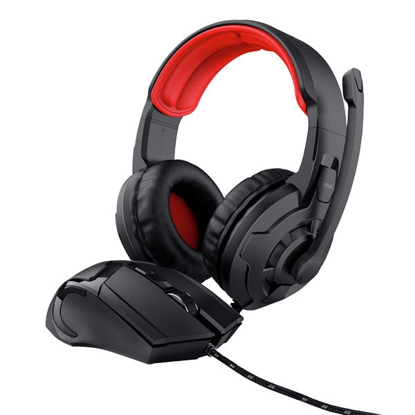 TRUST BASICS GAMING CONJUNTO HEADSET 3.5 & RATO USB