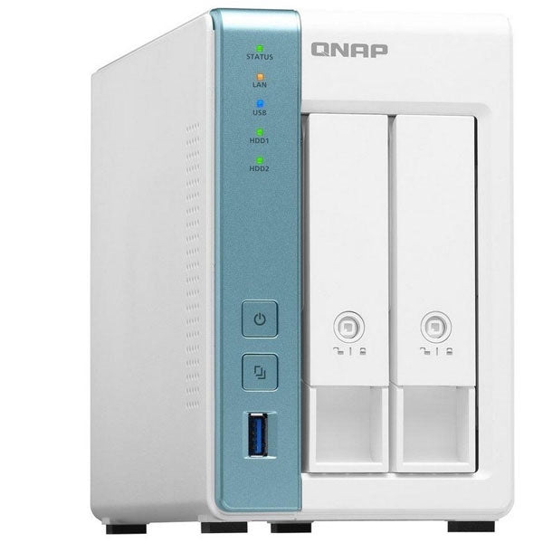 QNAP DESKTOP NAS 2 BAY QUAD-CORE ETHERNET TOWER BLANCO