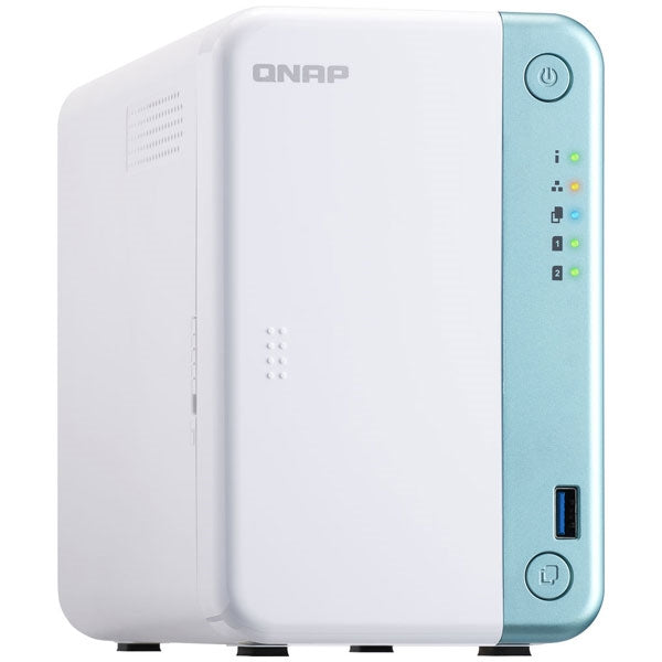 QNAP NAS 2 BAY CELERON J4005 2.0GHZ DOBLE NÚCLEO/2GB/1XGB/USB/TORRE