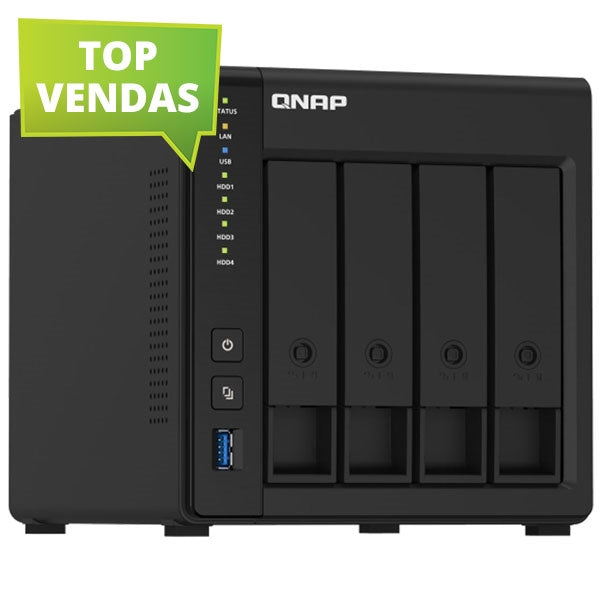 QNAP NAS 4 BAY CELERON J4025 2.0GHZ DOBLE NÚCLEO/4GB