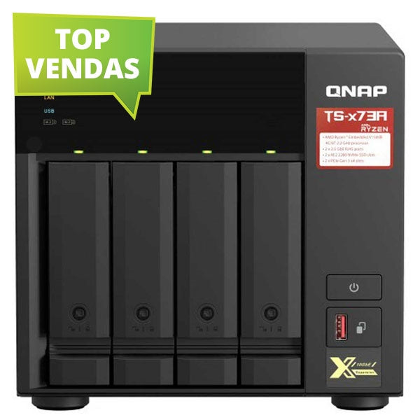 QNAP NAS 4 BAHÍAS RYZEN V1000 SERIE V1500B 4C/8T 2.2GHZ/8GB