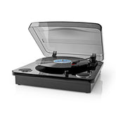 NEDIS VINYL TURNTABLE 18W BLUETOOTH C\ DIGITAL CONVERSION TO USB