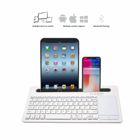 Bluetooth Keyboard with Touchpad and Tablet/Smartphone Support - BK230TF