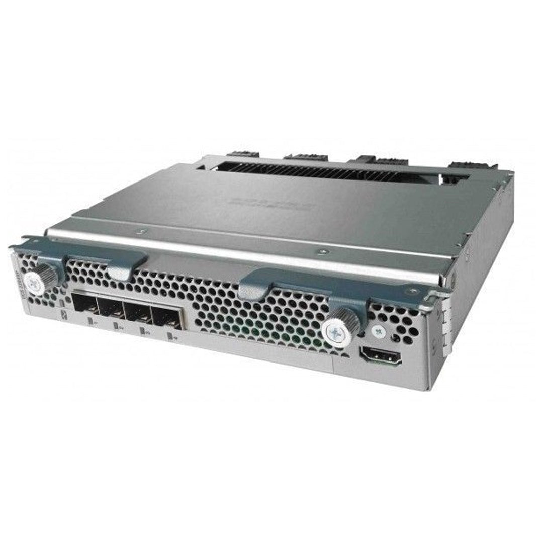 Cisco UCS 2204XP Fabric Extender - Expansion Module - 10 GigE - 4 ports - with 8 x Cisco 10G Line Extender for FEX (FET-10G) - for Network Analysis Module 2204, 2204 Appliance