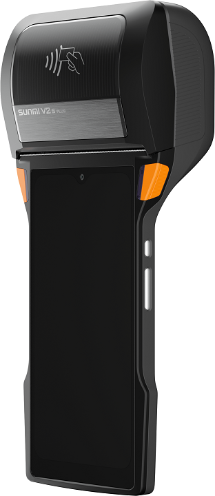 POS SUNMI Mobile V2S Plus Android 4G, 2GB 16GB, 5MP camera, Imp. Etiquetas & Talões 80mm