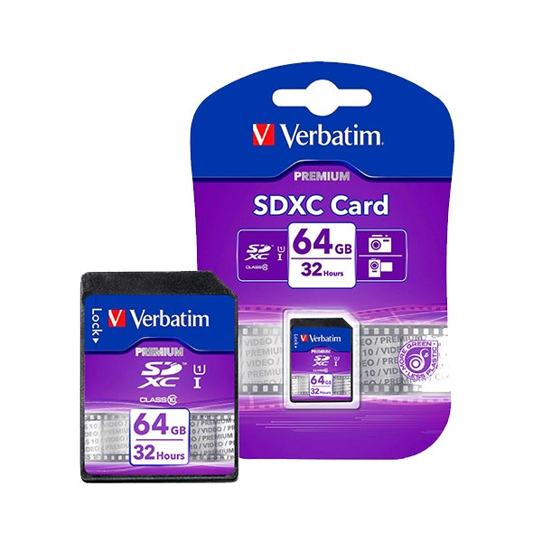 VERBATIM SD 64GB SDXD PREMIUM CLASE 10/UHS-1