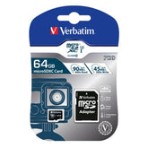 VERBATIM MICRO SD PRO SDXC 64GB CLASE 10 UH1