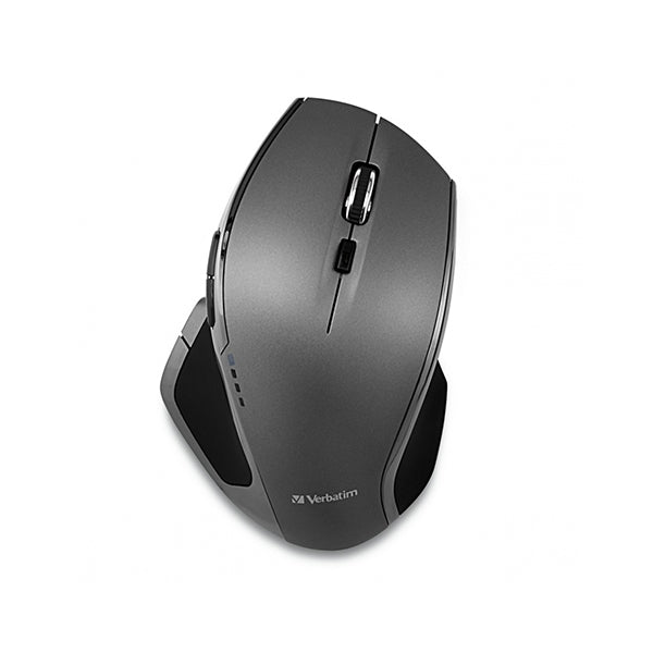 MOUSE VERBATIM INALÁMBRICO DELUXE DE ESCRITORIO LED AZUL