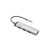 VERBATIM HUB USB-C 4xUSB3.0 ALUMINUM