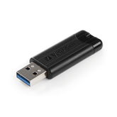 BOLIGRAFO VERBATIM 64GB RAYAS USB 3.0 NEGRO