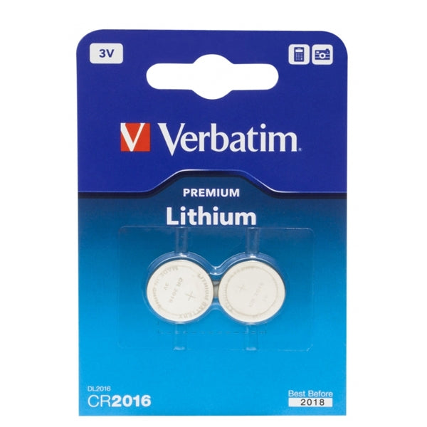 VERBATIM PILHAS CR2016 3V LITHIUM PACK 4