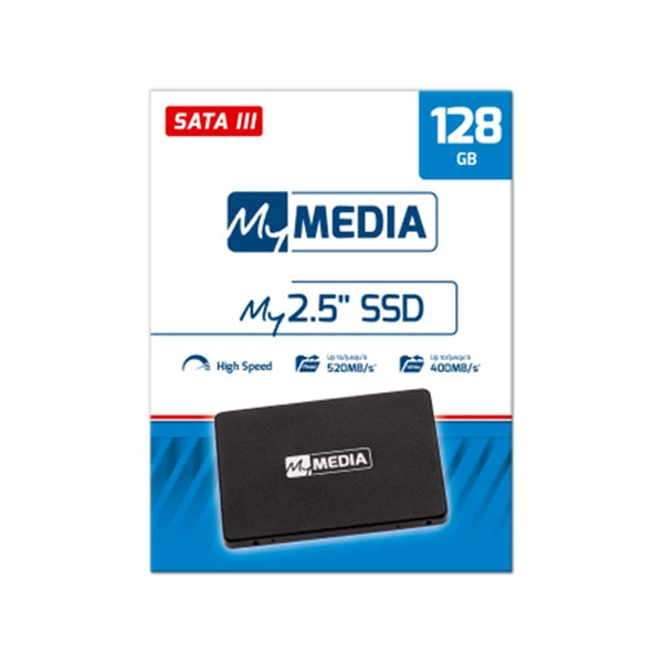 MYMEDIA SSD 128GB SATA 3 (7MM DE ALTURA) 2.5 520 MB/SEG