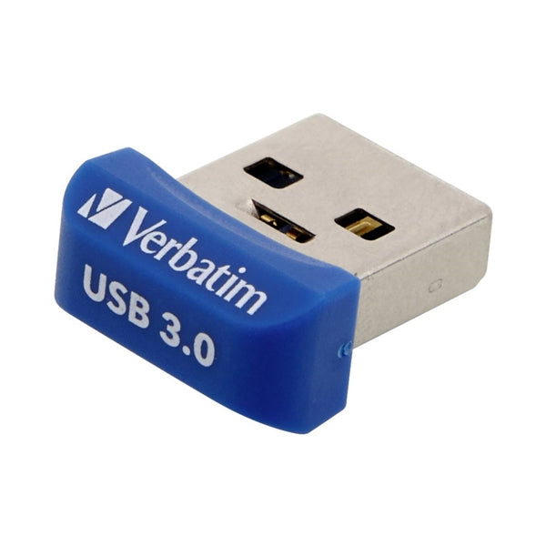 BOLIGRAFO VERBATIM 16GB NANO USB 3.0 STORE N STAY AZUL