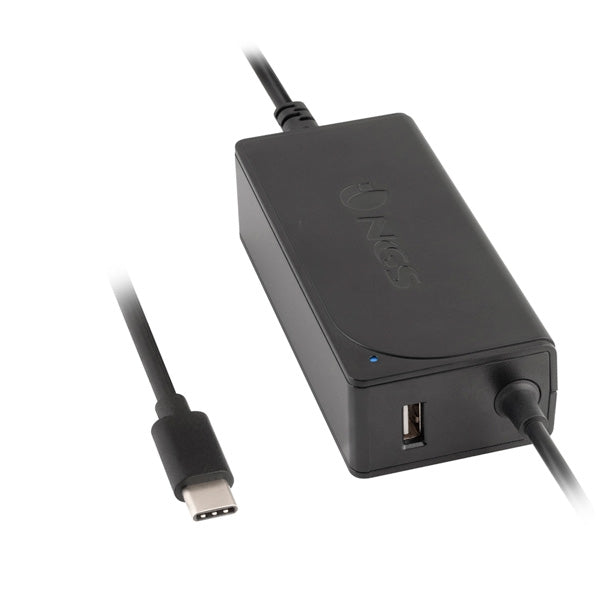 NGS UNIVERSAL CHARGER USB-C 60W W/ 1X USB 2A