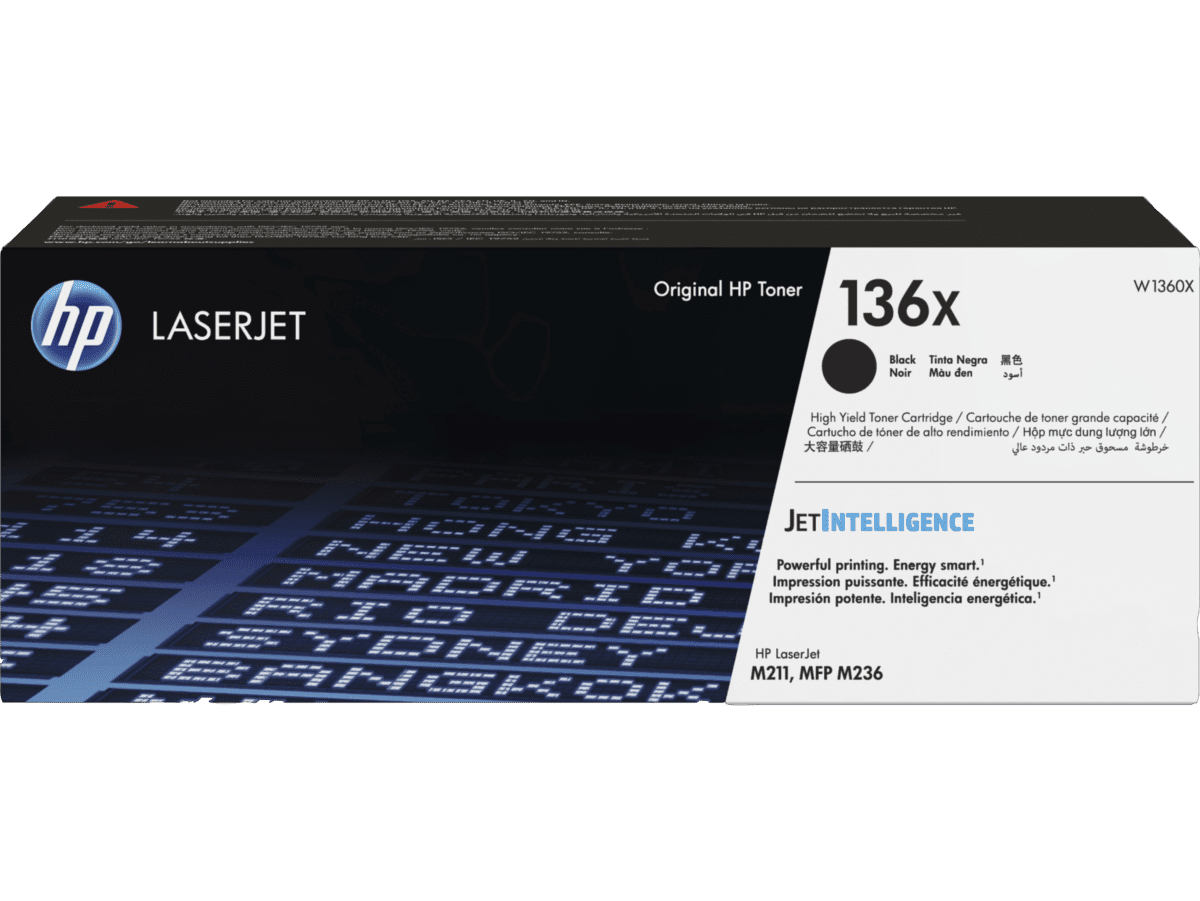 HP 136X BLACK ORIGINAL LASERJETSUPL