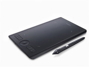 Wacom Intuos Pro Small - Digitalizador - Diestro y Zurdo - 16 x 10 cm - Multitáctil - Electromagnético - 6 Botones - Inalámbrico, Alámbrico - Bluetooth, USB 2.0 - Negro