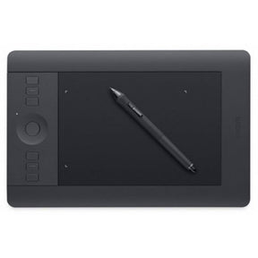 Wacom Intuos Pro Small - Digitalizador - Diestro y Zurdo - 16 x 10 cm - Multitáctil - Electromagnético - 6 Botones - Inalámbrico, Alámbrico - Bluetooth, USB 2.0 - Negro