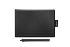 Wacom One by Wacom - Digitizer - Right- and Left-handed - 15.2 x 9.5 cm - electromagnetic - with cable - USB - black, red