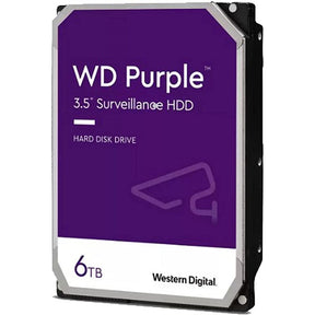 WD HDD 3.5 6TB 256MB SATA6 PURPLE SURVEILLANCE